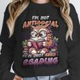 Book Lover Owl Reading Books Introvert Bookworm Unisex Sweatshirt Book Lover Owl Reading Books Introvert Bookworm Unisex Sweatshirt