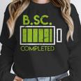 Bsc Completed Bachelor Of Science Graduation 2025 Unisex Sweatshirt