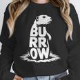 Burrow Prairie Dog Word Art Introvert Nature Retreat Men Women Kids Unisex Sweatshirt