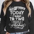 I Can't Today Sassy Introvert Anti Social Unisex Sweatshirt