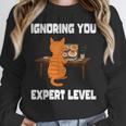 Cat Ignoring You Expert Level Orange Tabby Introvert Unisex Sweatshirt Cat Ignoring You Expert Level Orange Tabby Introvert Unisex Sweatshirt
