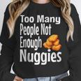 Chicken Nugget Saying Introvert Nuggie Foodie Food Unisex Sweatshirt Chicken Nugget Saying Introvert Nuggie Foodie Food Unisex Sweatshirt