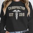 Chiropractor Est 2019 Graduate Chiro Graduation Art Print Unisex Sweatshirt