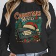 Christmas Movies Chill Retro VHS Holiday Nostalgia Unisex Sweatshirt