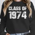 Class Of 1974 High School College Graduation Reunion Unisex Sweatshirt