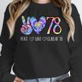 Class Of 1978 Shirt Tie Dye Senior Graduation Class Reunion Unisex Sweatshirt