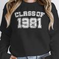 Class Of 1981 School Tee Shirt Graduation Class Party Unisex Sweatshirt