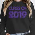 Class Of 2019 High School Graduation Purple Senior Unisex Sweatshirt