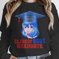 Class Of 2021 Graduate Kawaii Anime Girl School Graduation Unisex Sweatshirt