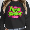 Class Of 2024 Senior Fresh Retro 90s TV Style Graduation Unisex Sweatshirt