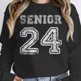 Class Of 2024 Senior Graduation Tee Back To School Vintage Unisex Sweatshirt