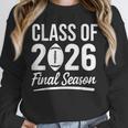 Class Of 2026 Final Season Senior 2026 Football Graduation Unisex Sweatshirt