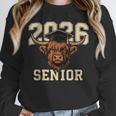Class Of 2026 Highland Cow Senior Graduation School Pride Unisex Sweatshirt