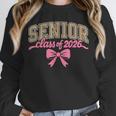 Class Of 2026 Pink Coquette Bow Senior Graduation Unisex Sweatshirt
