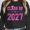Class Of 2027 Pink Girls Shirt Graduation Unisex Sweatshirt