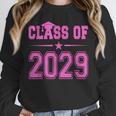 Class Of 2029 Pink Girls Shirt Graduation Unisex Sweatshirt