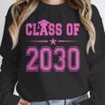 Class Of 2030 Pink Girls Shirt Graduation Unisex Sweatshirt