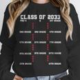 Class Of 2033 Graduation With Space For Hand Prints Unisex Sweatshirt