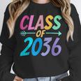 Class Of 2036 First Day Kindergarten Grow With Me Graduation Unisex Sweatshirt