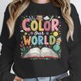Color Our World Book Reading Program 2026 Summer Unisex Sweatshirt Color Our World Book Reading Program 2026 Summer Unisex Sweatshirt