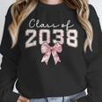 Coquette Bow Preppy Class Of 2038 Girly Girl 2038 Graduation Unisex Sweatshirt