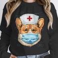 Corgi Dog Nurse RN Nursing School Graduation Unisex Sweatshirt