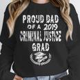 Criminal Justice Grad Proud Dad Vintage GraduationShirts Unisex Sweatshirt