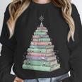 Cute Bookmas Christmas Book Tree Book Lover Teacher Unisex Sweatshirt
