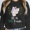 Cute Unicorn See Ya 5th Grade Graduation Shirt Unisex Sweatshirt