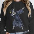 Dabbing Graduate Zebra Team Mascot Graduation Senior Shirt Unisex Sweatshirt