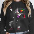 Dabbing Unicorn Cap And Gown Graduate 2021 Graduation Day Unisex Sweatshirt