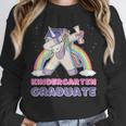 Dabbing Unicorn Kindergarten Graduation Dab Dance Girl Unisex Sweatshirt