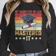 My Daughter In Law Mastered It Master's Graduation Vintage Unisex Sweatshirt