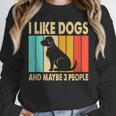 I Like Dogs And Maybe 3 People Introvert Unisex Sweatshirt