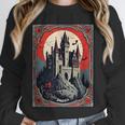 Dracula's Castle Book Cover Illustration Unisex Sweatshirt