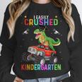 I Easily Crushed Kindergarten Graduation 2022 Truck Dinosaur Unisex Sweatshirt