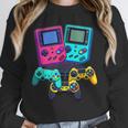 Eighties Console Controller Gaming Player Gadget Nostalgia Unisex Sweatshirt