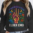 Elder Emo Nostalgia Skeleton Hand Unisex Sweatshirt Elder Emo Nostalgia Skeleton Hand Unisex Sweatshirt