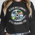 Elder Millennials Embracing 90s CDs Nostalgia Vibes Unisex Sweatshirt Elder Millennials Embracing 90s CDs Nostalgia Vibes Unisex Sweatshirt
