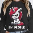 Ew People Unicorn Sarcastic Humor Introvert Unisex Sweatshirt Ew People Unicorn Sarcastic Humor Introvert Unisex Sweatshirt