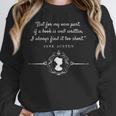 -Expectations Literary Book Club-J Jane Austen Poet Writer Mr Darcy Romantic Quote Unisex Sweatshirt