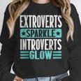 Extroverts Sparkle Introverts Glow Introvert Unisex Sweatshirt Extroverts Sparkle Introverts Glow Introvert Unisex Sweatshirt
