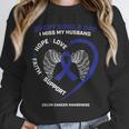 Faith Hope Love In Memory Of Husband Colon Cancer Awareness Unisex Sweatshirt