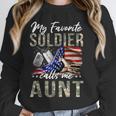 My Favorite Soldier Calls Me Aunt US Army Graduation Aunt Unisex Sweatshirt