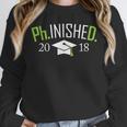 Finished PhD PhInished 2018 Graduation Shirt Unisex Sweatshirt