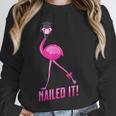 Flamingo Nailed It Graduation Flamingo Unisex Sweatshirt