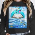 Frutiger Aero Aesthetic Tech Book Butterfly Unisex Sweatshirt
