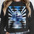 Frutiger Aero Aesthetic Tech Checkered Room Orb Sky Unisex Sweatshirt