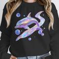 Frutiger Aero Y2K Chrome Dolphin Unisex Sweatshirt Frutiger Aero Y2K Chrome Dolphin Unisex Sweatshirt