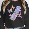 Frutiger Aero Y2K Chrome Phone Butterfly Unisex Sweatshirt Frutiger Aero Y2K Chrome Phone Butterfly Unisex Sweatshirt